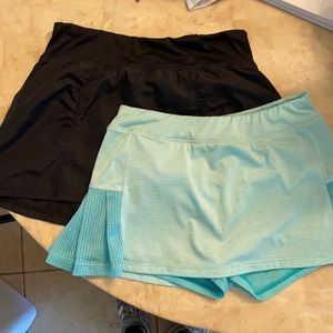 2 girls tennis skirt. Gently worn. Price is for 2